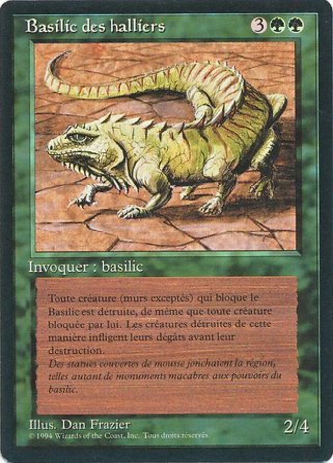 Basilisco do Bosque / Thicket Basilisk - Magic: The Gathering - MoxLand