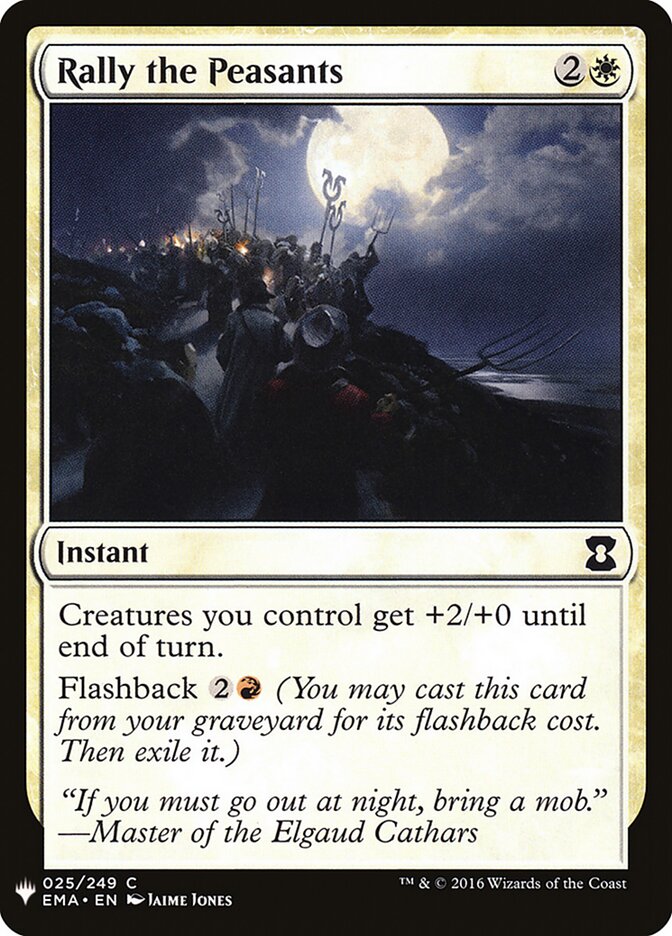 Reunir os Camponeses / Rally the Peasants - Magic: The Gathering - MoxLand