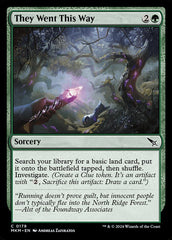 Eles Foram Por Ali / They Went This Way - Magic: The Gathering - MoxLand