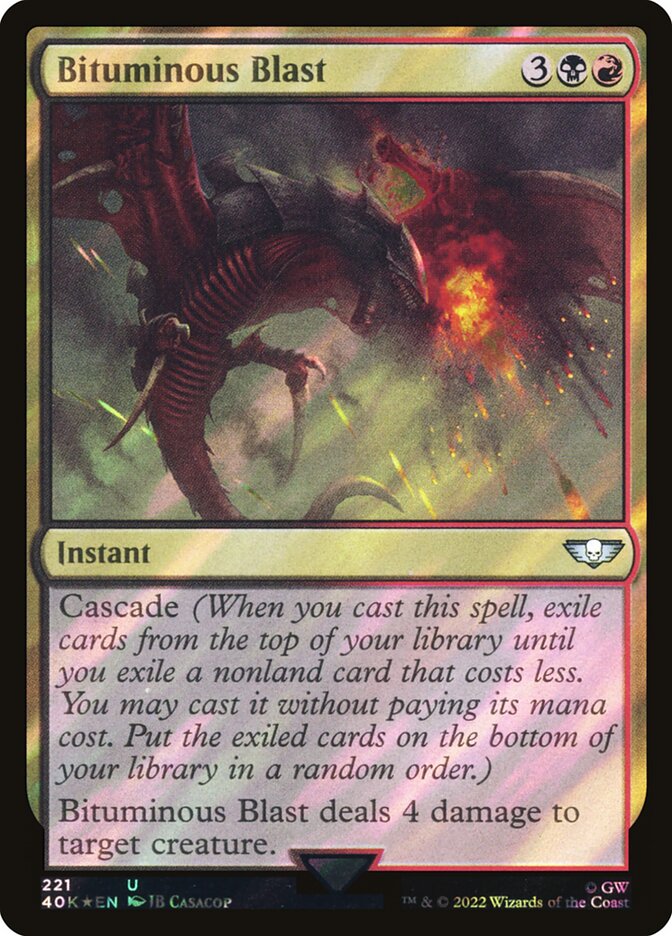 Explosão Betuminosa / Bituminous Blast - Magic: The Gathering - MoxLand