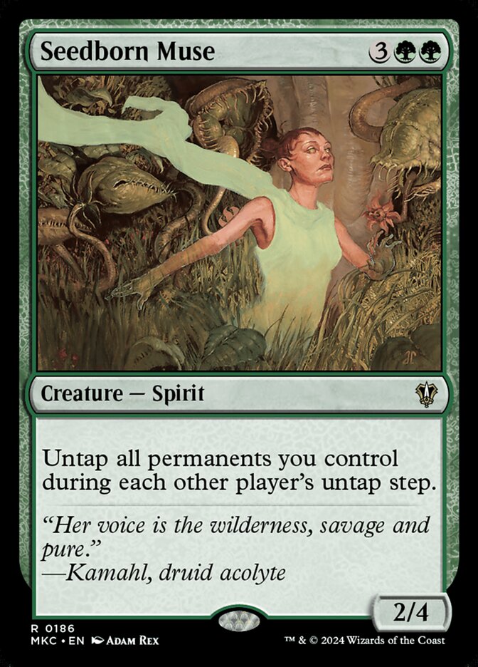 Musa Nascida da Semente / Seedborn Muse - Magic: The Gathering - MoxLand
