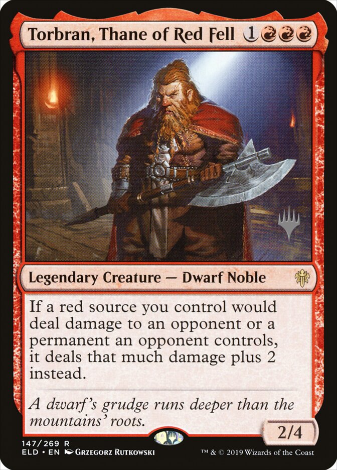 Torbran, Tano de Lapa Vermelha / Torbran, Thane of Red Fell - Magic: The Gathering - MoxLand