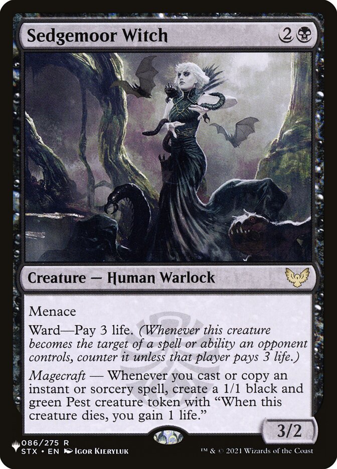 Bruxa de Umbrocharco / Sedgemoor Witch - Magic: The Gathering - MoxLand