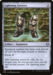Grevas Faiscantes / Lightning Greaves - Magic: The Gathering - MoxLand