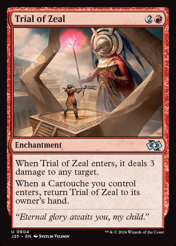 Prova do Zelo / Trial of Zeal - Magic: The Gathering - MoxLand