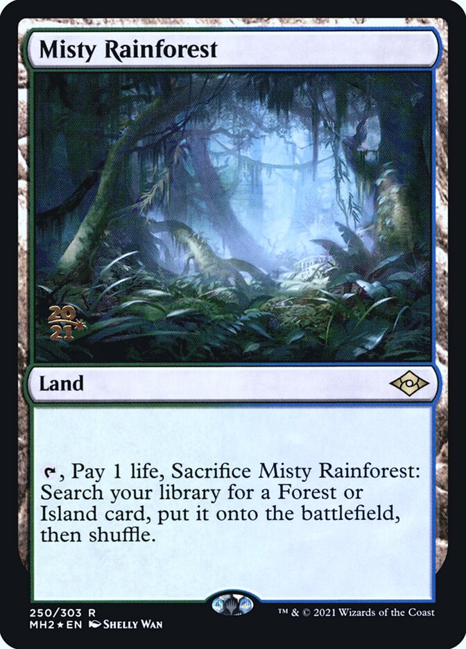 Floresta Tropical Nebulosa / Misty Rainforest - Magic: The Gathering - MoxLand