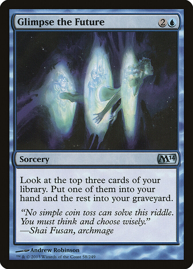 Vislumbre do Futuro / Glimpse the Future - Magic: The Gathering - MoxLand