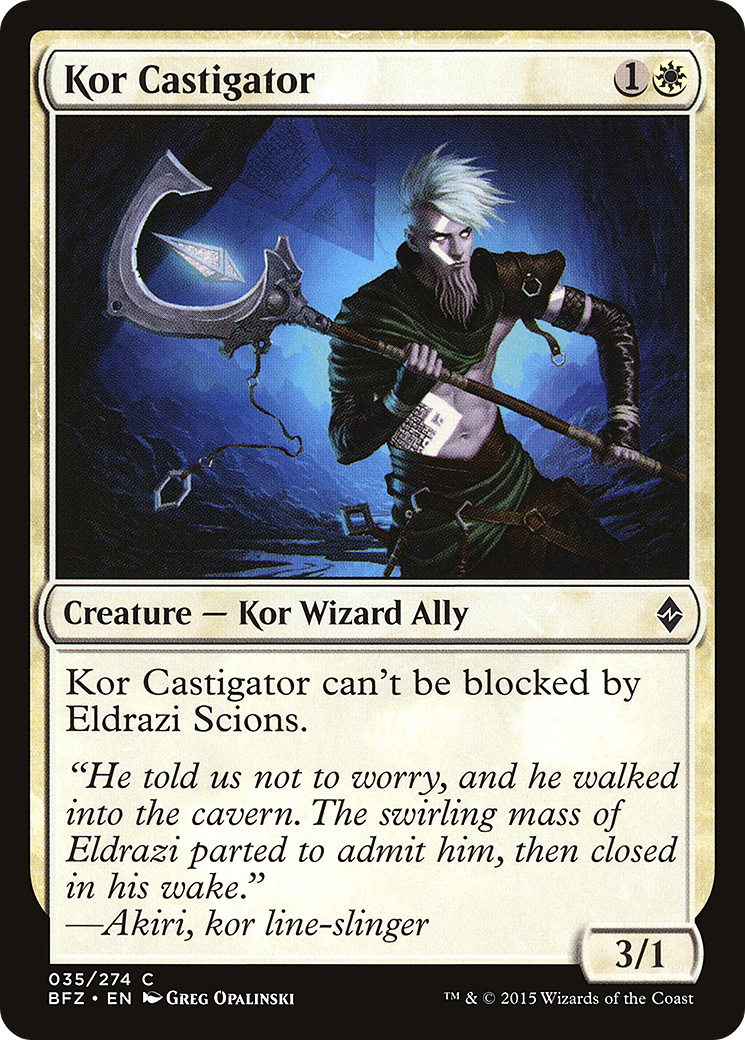 Castigador Kor / Kor Castigator - Magic: The Gathering - MoxLand