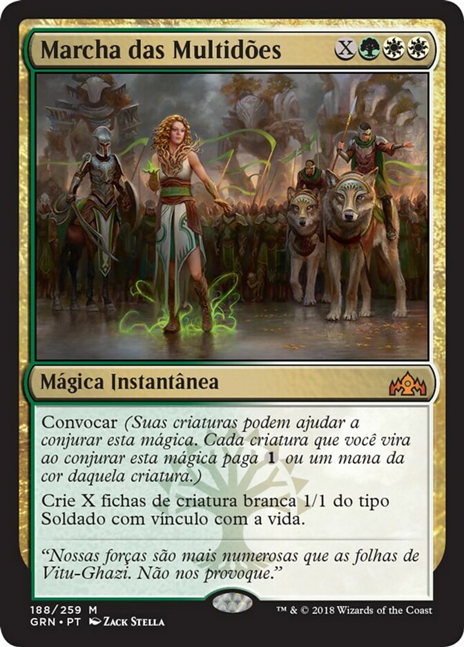 Marcha das Multidões / March of the Multitudes - Magic: The Gathering - MoxLand