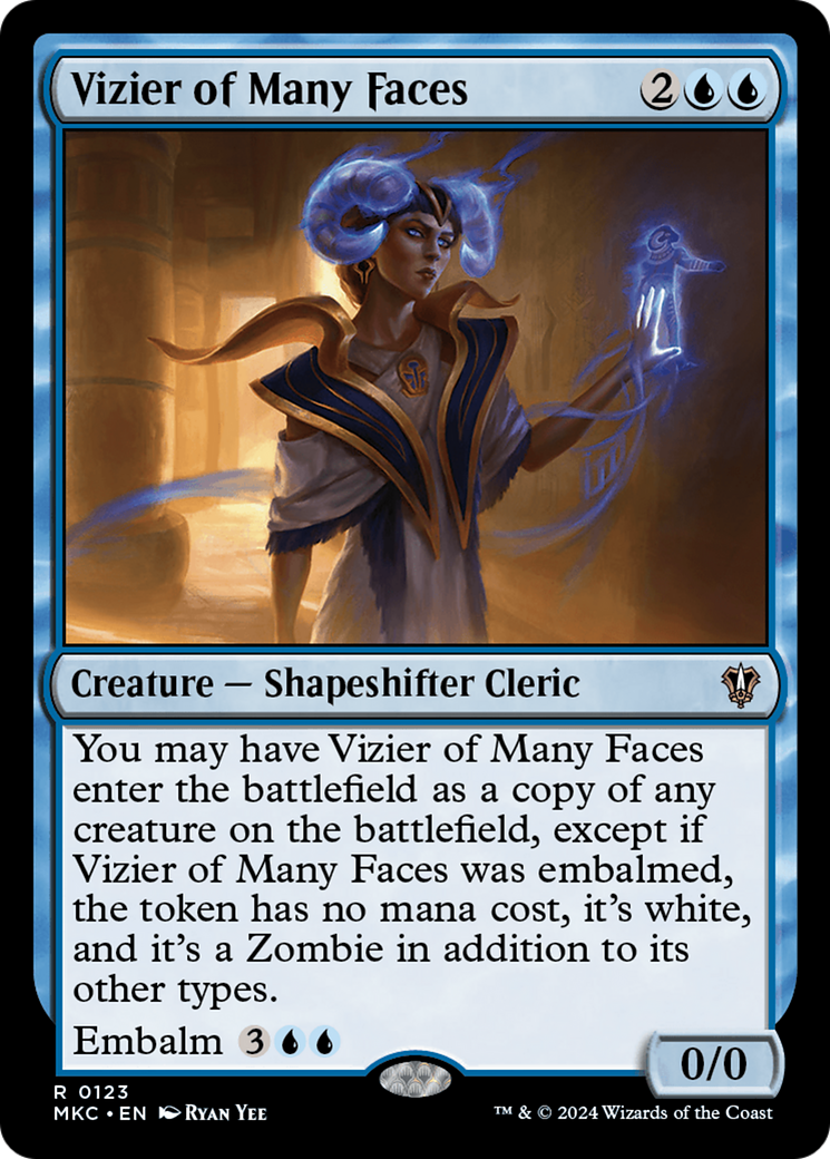 Vizir das Muitas Faces / Vizier of Many Faces - Magic: The Gathering - MoxLand