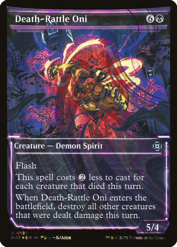 Oni dos Estertores / Death-Rattle Oni - Magic: The Gathering - MoxLand