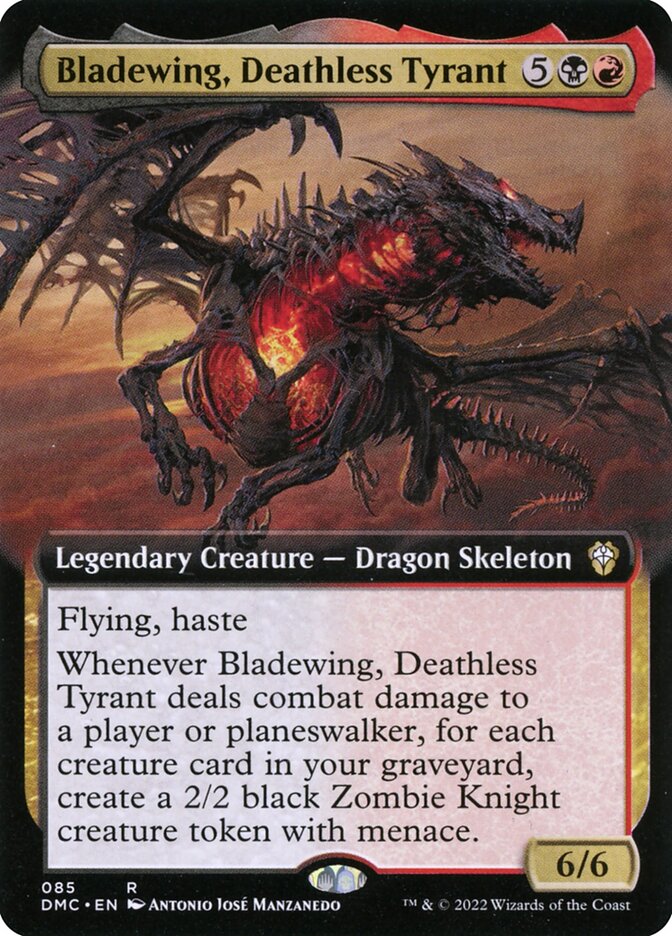 Asas Laminadas, Tirano Imortal / Bladewing, Deathless Tyrant - Magic: The Gathering - MoxLand