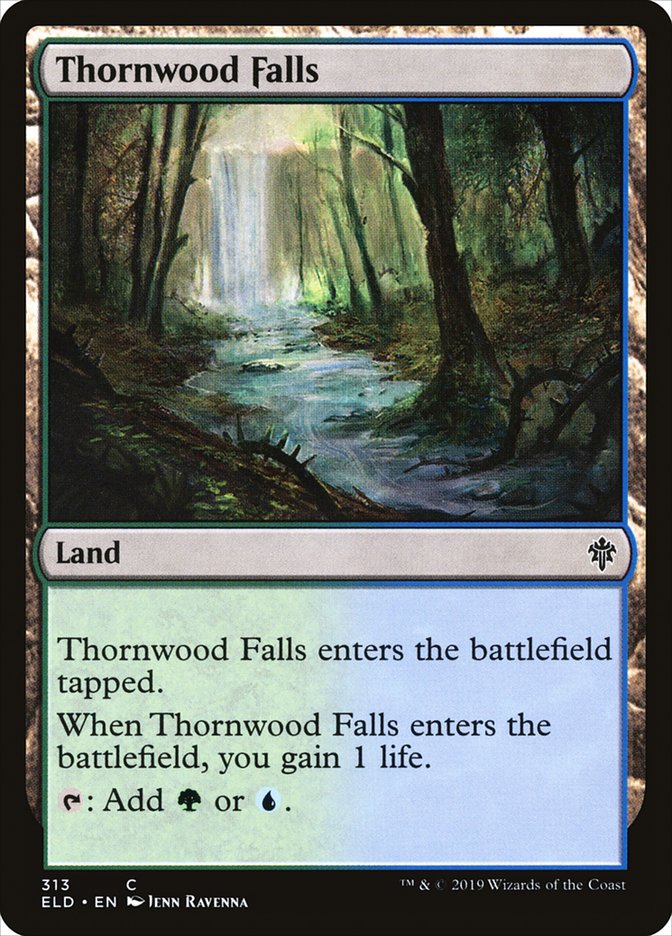 Cachoeira dos Espinhos / Thornwood Falls - Magic: The Gathering - MoxLand