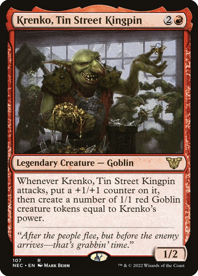 Krenko, Chefão da Rua do Estanho / Krenko, Tin Street Kingpin - Magic: The Gathering - MoxLand