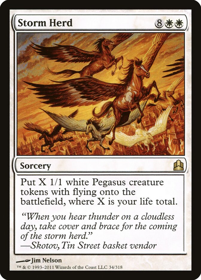 Rebanho Trovejante / Storm Herd - Magic: The Gathering - MoxLand