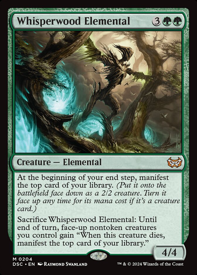 Elemental da Mata Sussurrante / Whisperwood Elemental - Magic: The Gathering - MoxLand