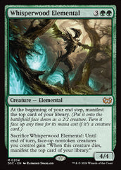Elemental da Mata Sussurrante / Whisperwood Elemental - Magic: The Gathering - MoxLand