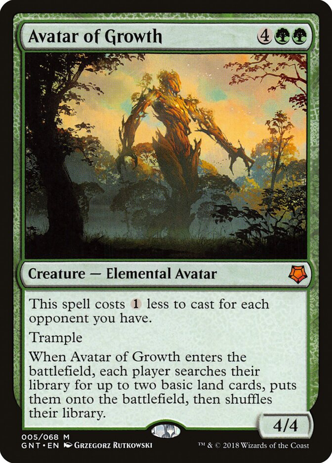 Avatar of Growth / Avatar of Growth - Magic: The Gathering - MoxLand