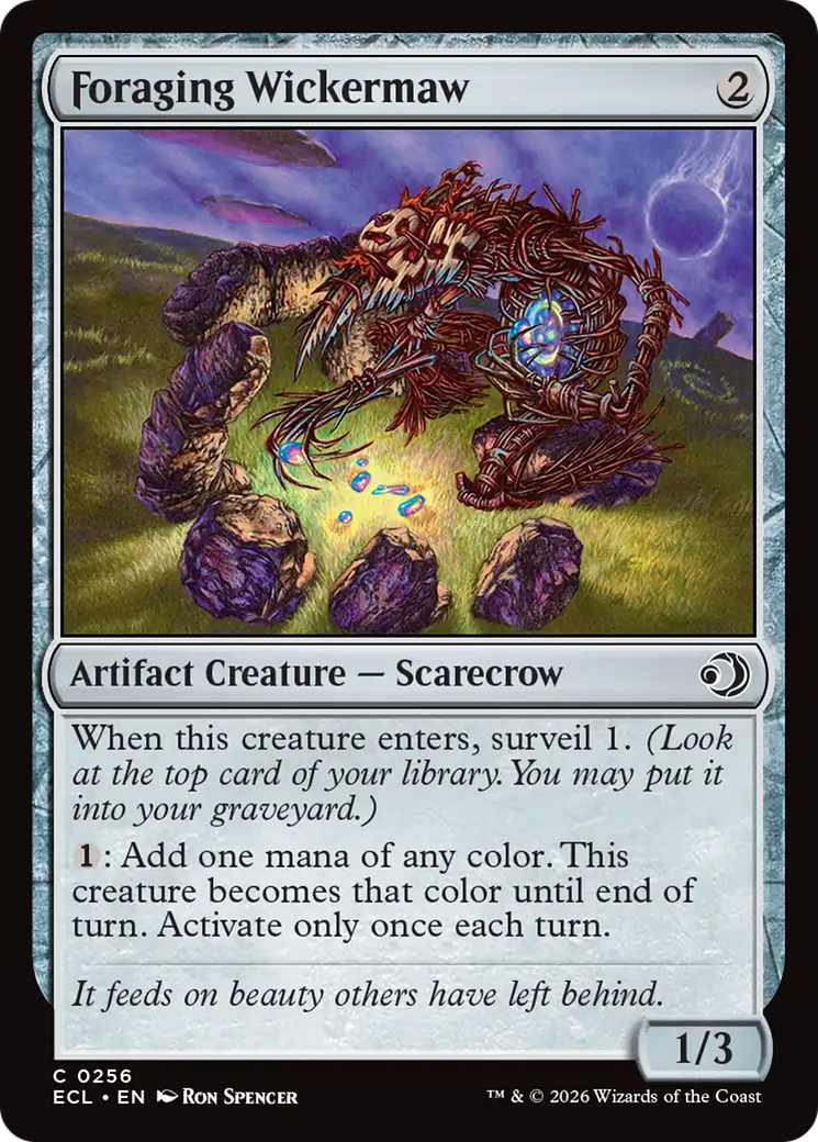 Bocarra-de-vime Forrageiro / Foraging Wickermaw - Magic: The Gathering - MoxLand
