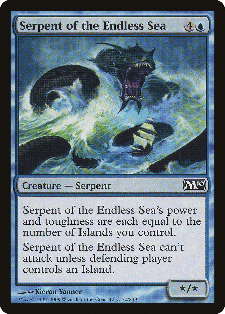Serpente do Mar Sem Fim / Serpent of the Endless Sea - Magic: The Gathering - MoxLand