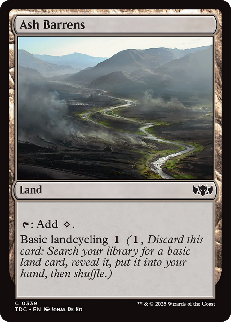 Desolação Fumegante / Ash Barrens - Magic: The Gathering - MoxLand