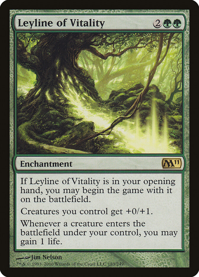 Linha de Força da Vitalidade / Leyline of Vitality - Magic: The Gathering - MoxLand