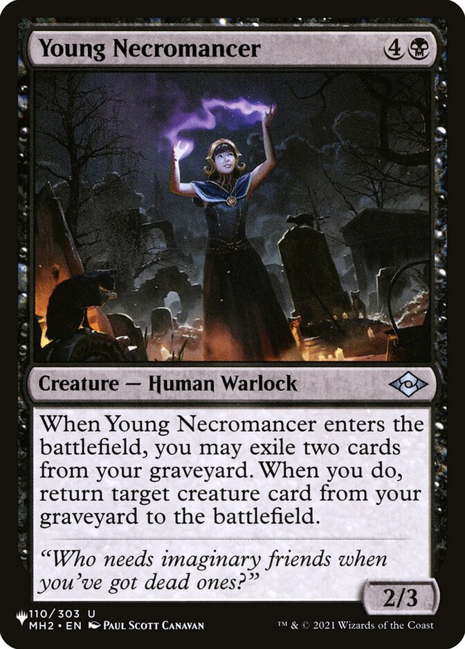 Jovem Necromante / Young Necromancer - Magic: The Gathering - MoxLand