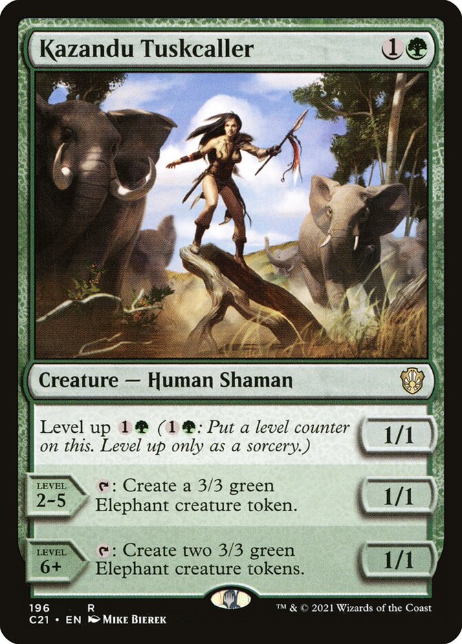 Convocador de Elefante de Kazandu / Kazandu Tuskcaller - Magic: The Gathering - MoxLand