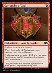 Cártula do Zelo / Cartouche of Zeal - Magic: The Gathering - MoxLand