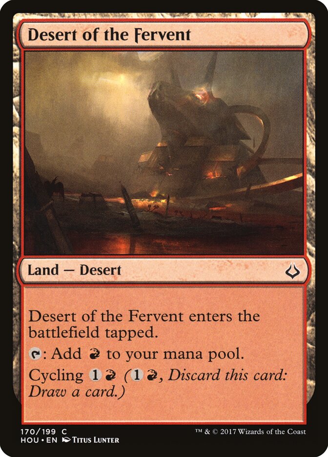 Deserto da Fervorosa / Desert of the Fervent - Magic: The Gathering - MoxLand