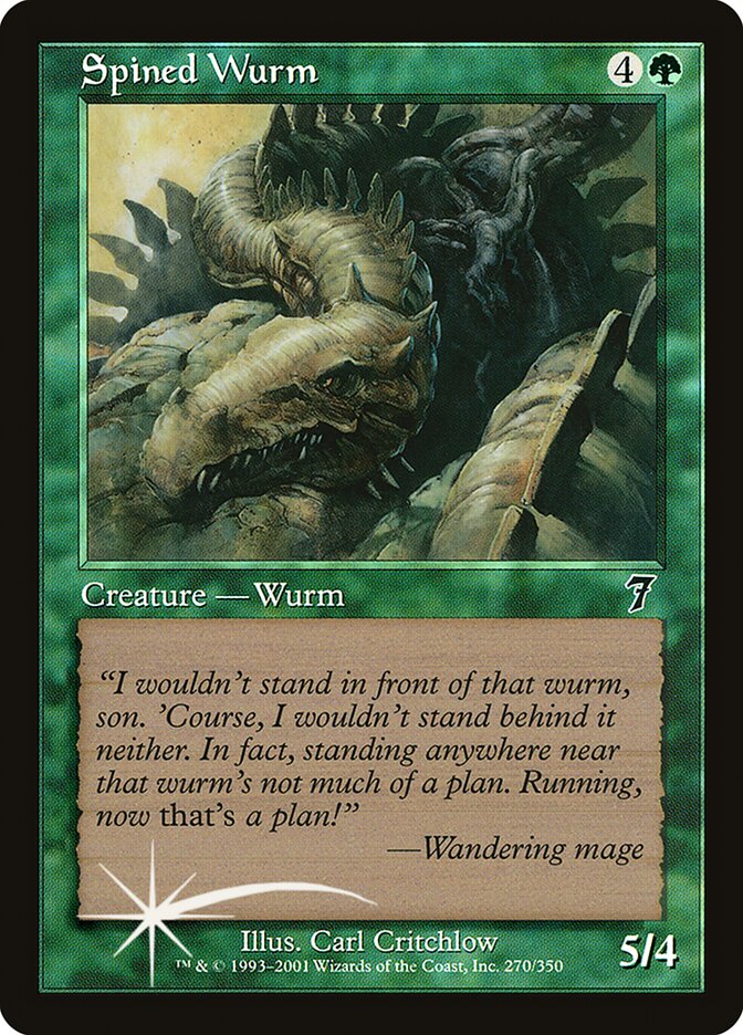 Vorme Espinhoso / Spined Wurm - Magic: The Gathering - MoxLand