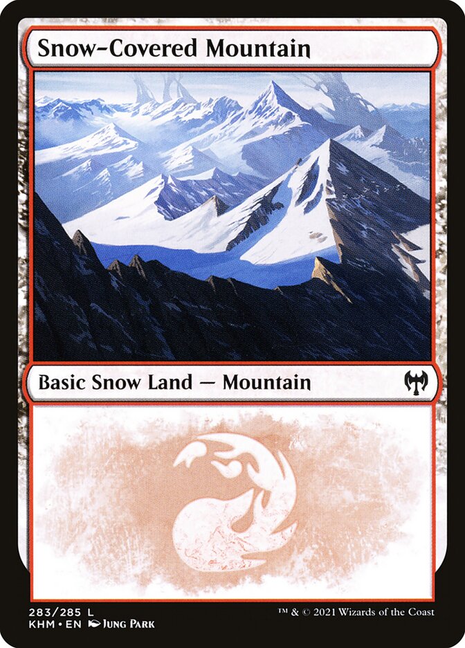 Montanha Nevada / Snow-Covered Mountain - Magic: The Gathering - MoxLand