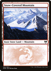 Montanha Nevada / Snow-Covered Mountain - Magic: The Gathering - MoxLand