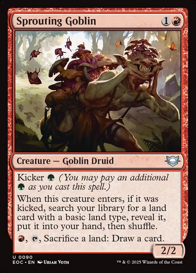 Goblin da Germinação / Sprouting Goblin - Magic: The Gathering - MoxLand