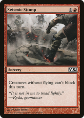 Pisada Sísmica / Seismic Stomp - Magic: The Gathering - MoxLand