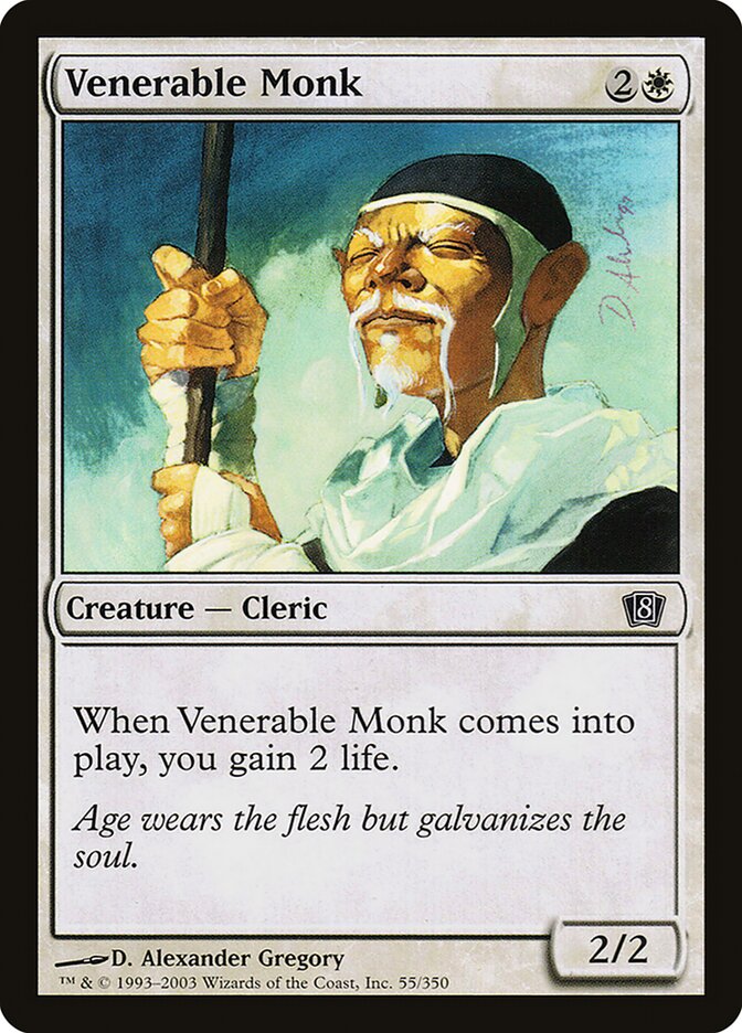 Monge Venerável / Venerable Monk - Magic: The Gathering - MoxLand