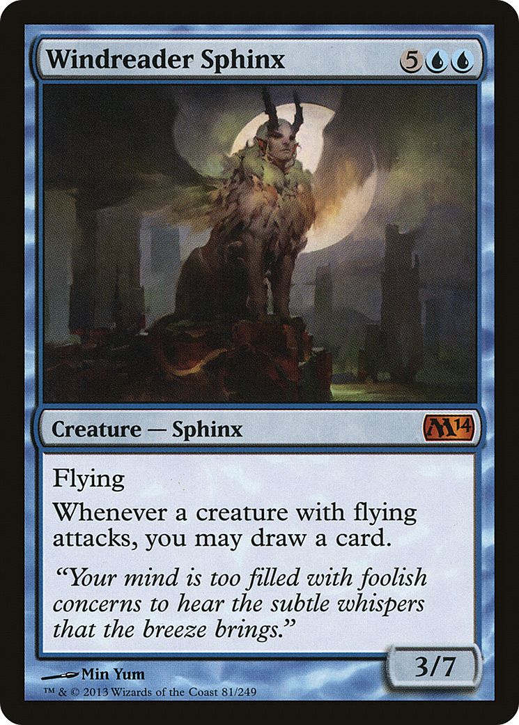 Esfinge Leitora de Ventos / Windreader Sphinx - Magic: The Gathering - MoxLand