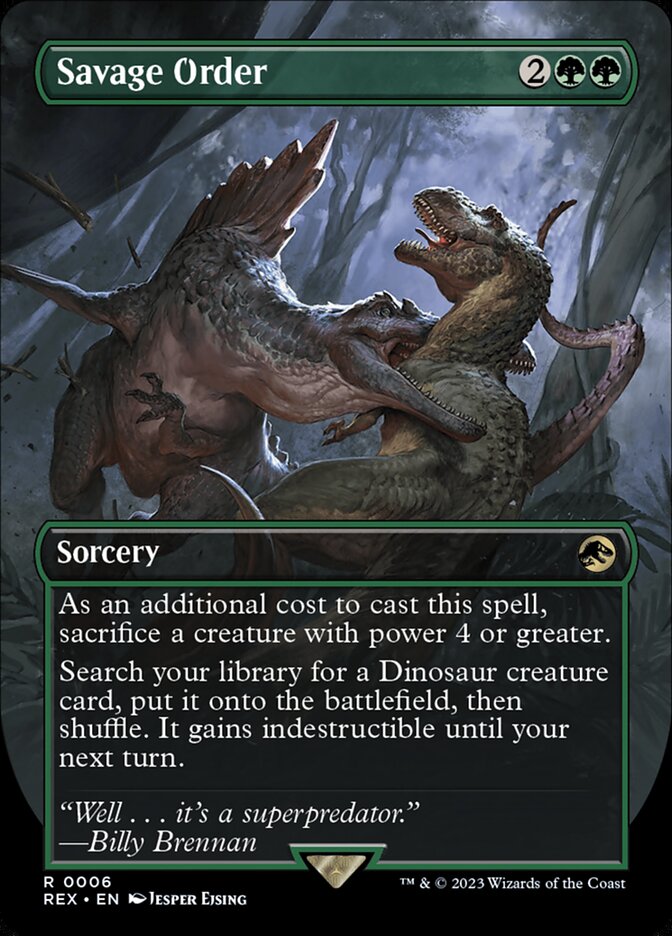 Ordem Selvagem / Savage Order - Magic: The Gathering - MoxLand