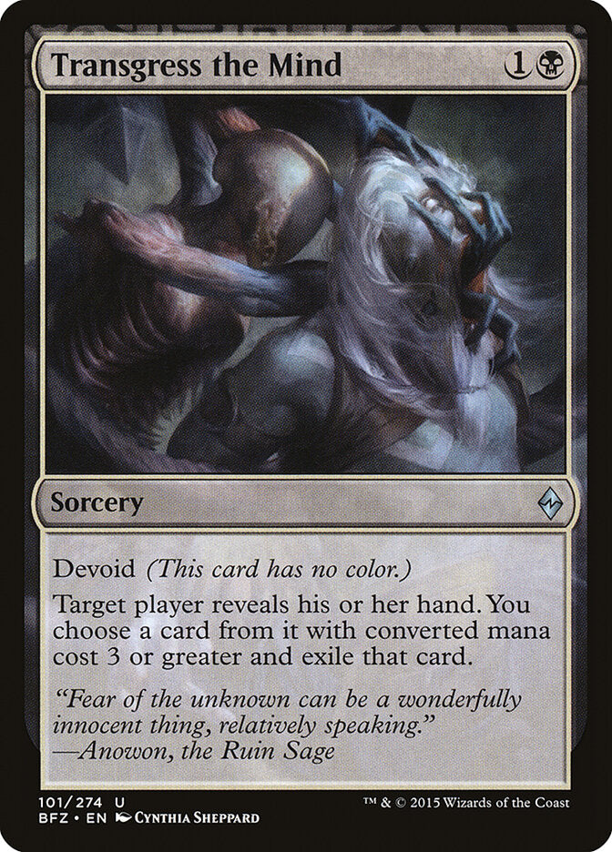 Transgredir a Mente / Transgress the Mind - Magic: The Gathering - MoxLand