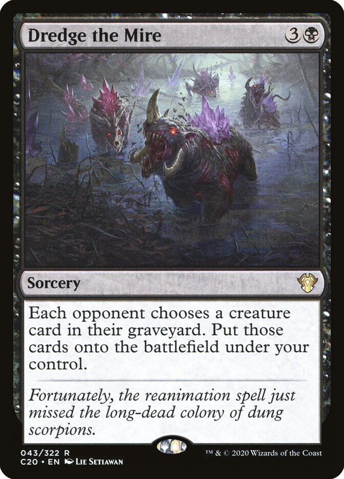 Dragar o Lodaçal / Dredge the Mire - Magic: The Gathering - MoxLand