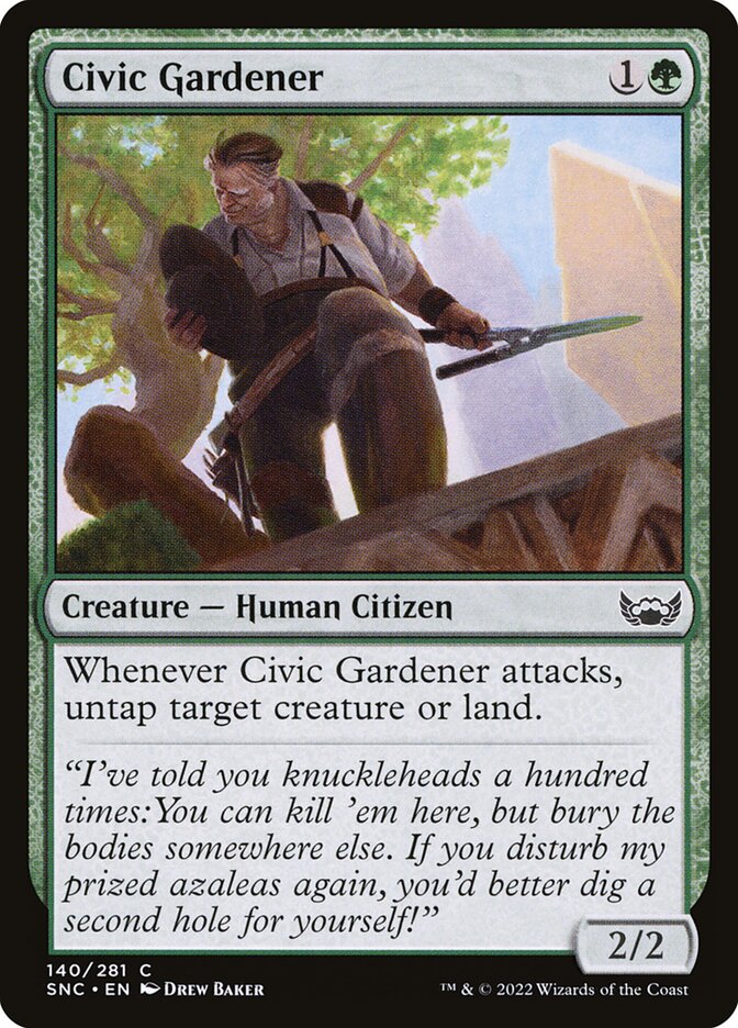 Jardineiro Urbano / Civic Gardener - Magic: The Gathering - MoxLand