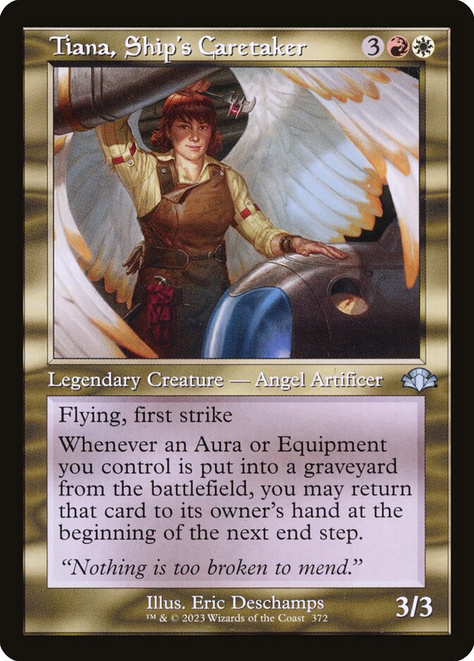 Tiana, Mecânica de Bordo / Tiana, Ship's Caretaker - Magic: The Gathering - MoxLand
