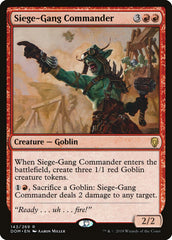 Comandante do Grupo de Cerco / Siege-Gang Commander - Magic: The Gathering - MoxLand