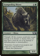 Rinoceronte Desembestado / Stampeding Rhino - Magic: The Gathering - MoxLand