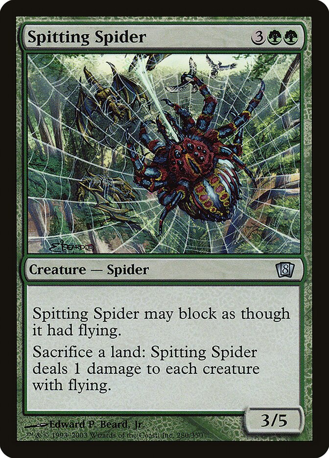 Aranha Cuspideira / Spitting Spider - Magic: The Gathering - MoxLand