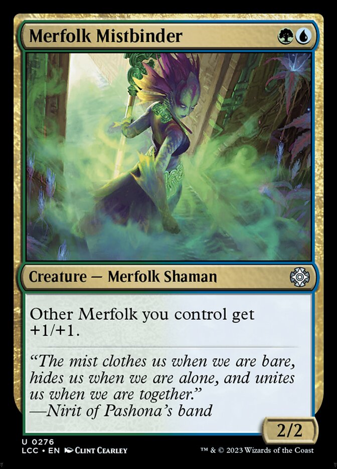 Tritã das Névoas / Merfolk Mistbinder - Magic: The Gathering - MoxLand
