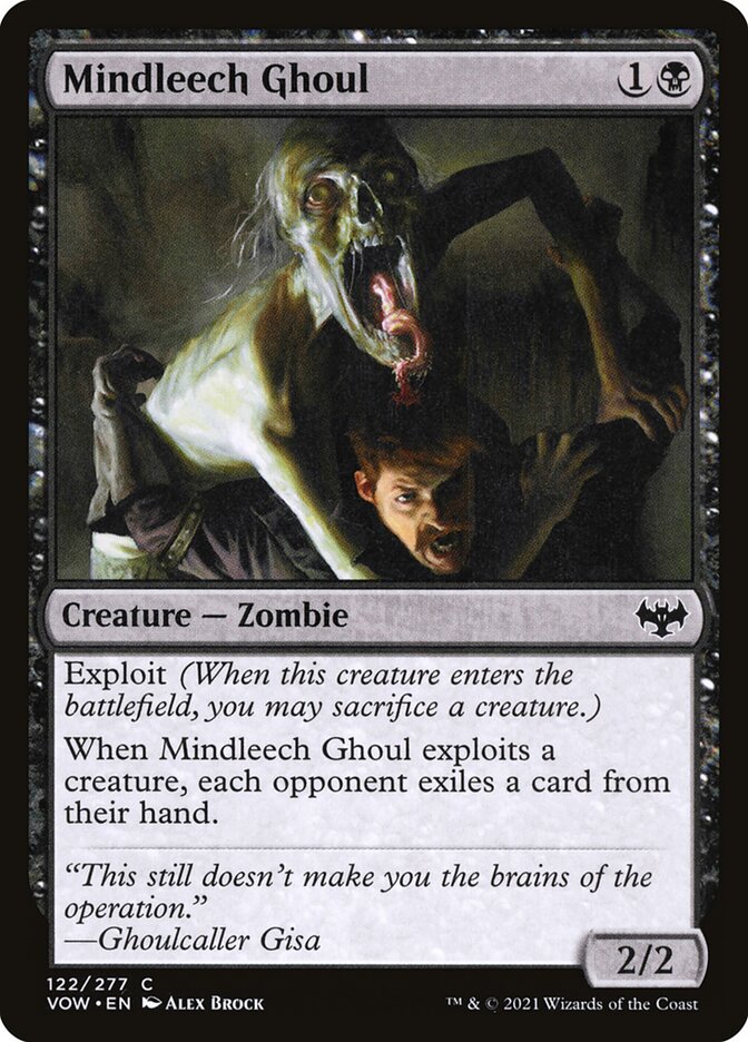 Carniçal Mentesuga / Mindleech Ghoul - Magic: The Gathering - MoxLand