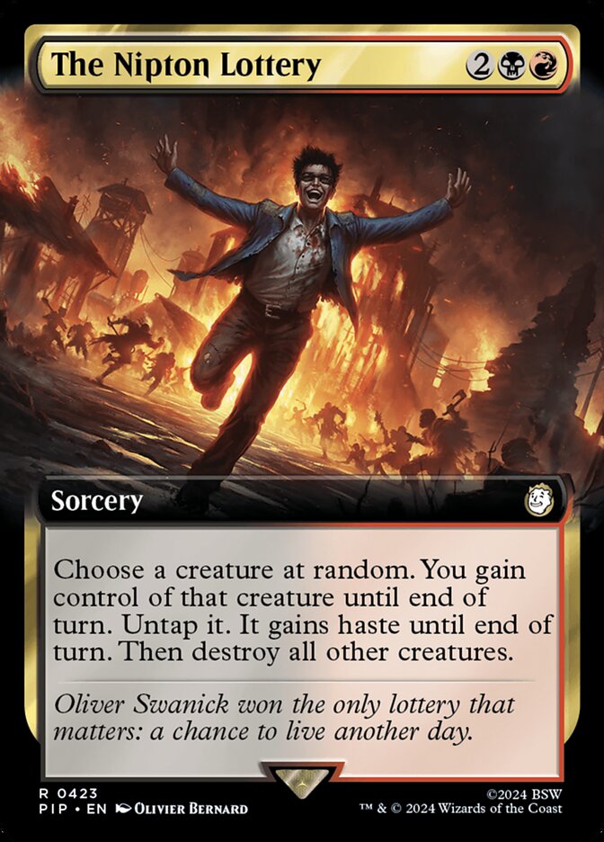 The Nipton Lottery - Magic: The Gathering - MoxLand