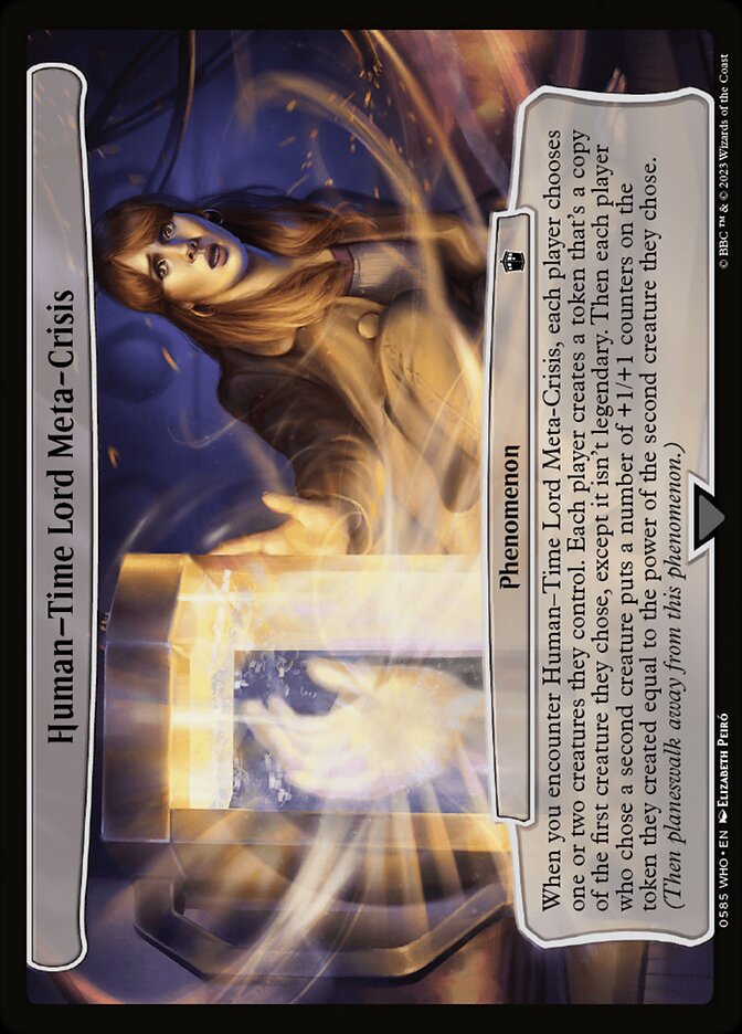 Human—Time Lord Meta-Crisis - Magic: The Gathering - MoxLand
