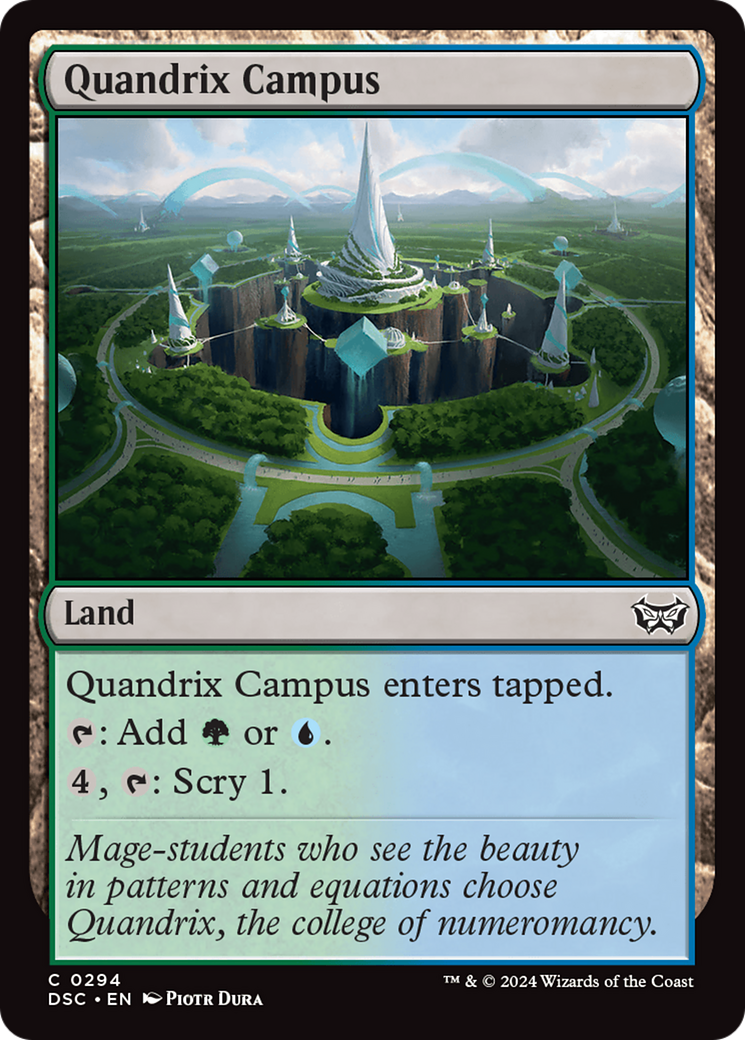 Campus de Quandrix / Quandrix Campus - Magic: The Gathering - MoxLand